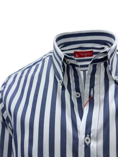 Geniş Çizgili Gömlek