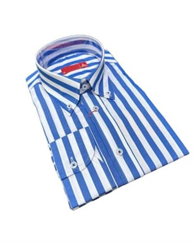 Geniş Çizgili Gömlek