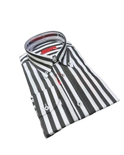 Geniş Çizgili Gömlek