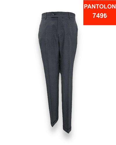 Kareli Gofre Pantolon