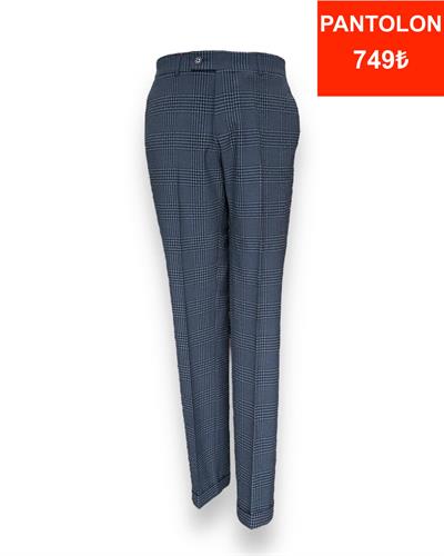 Kareli Gofre Pantolon