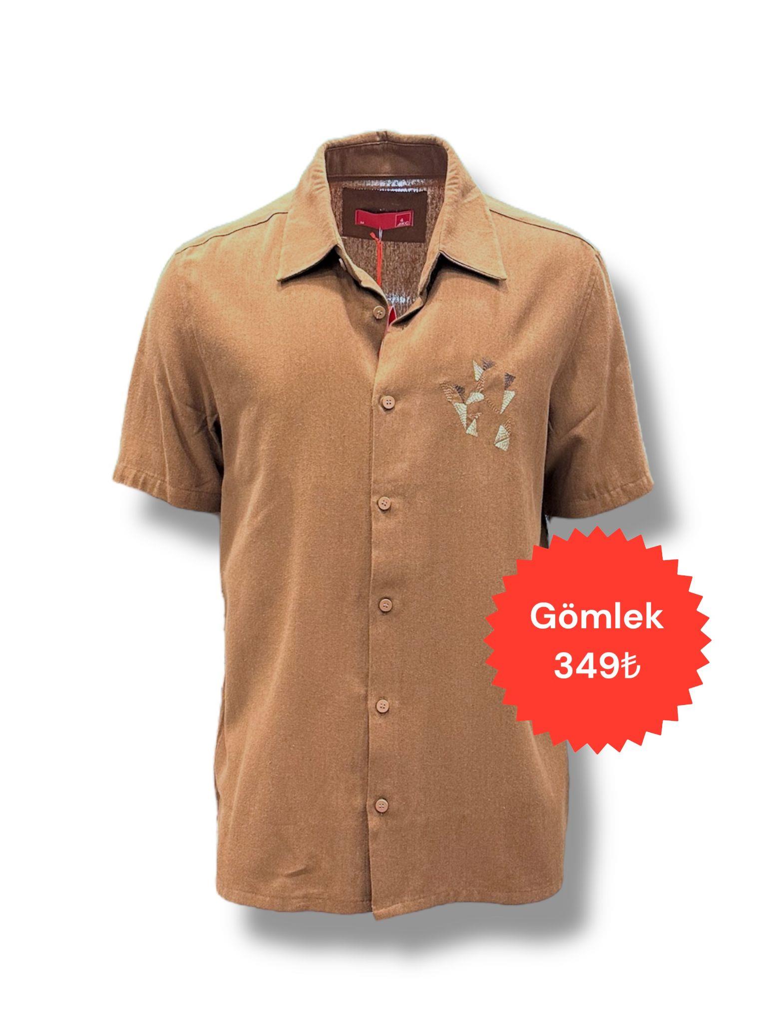 23y1980-03 Rope Keten Gömlek