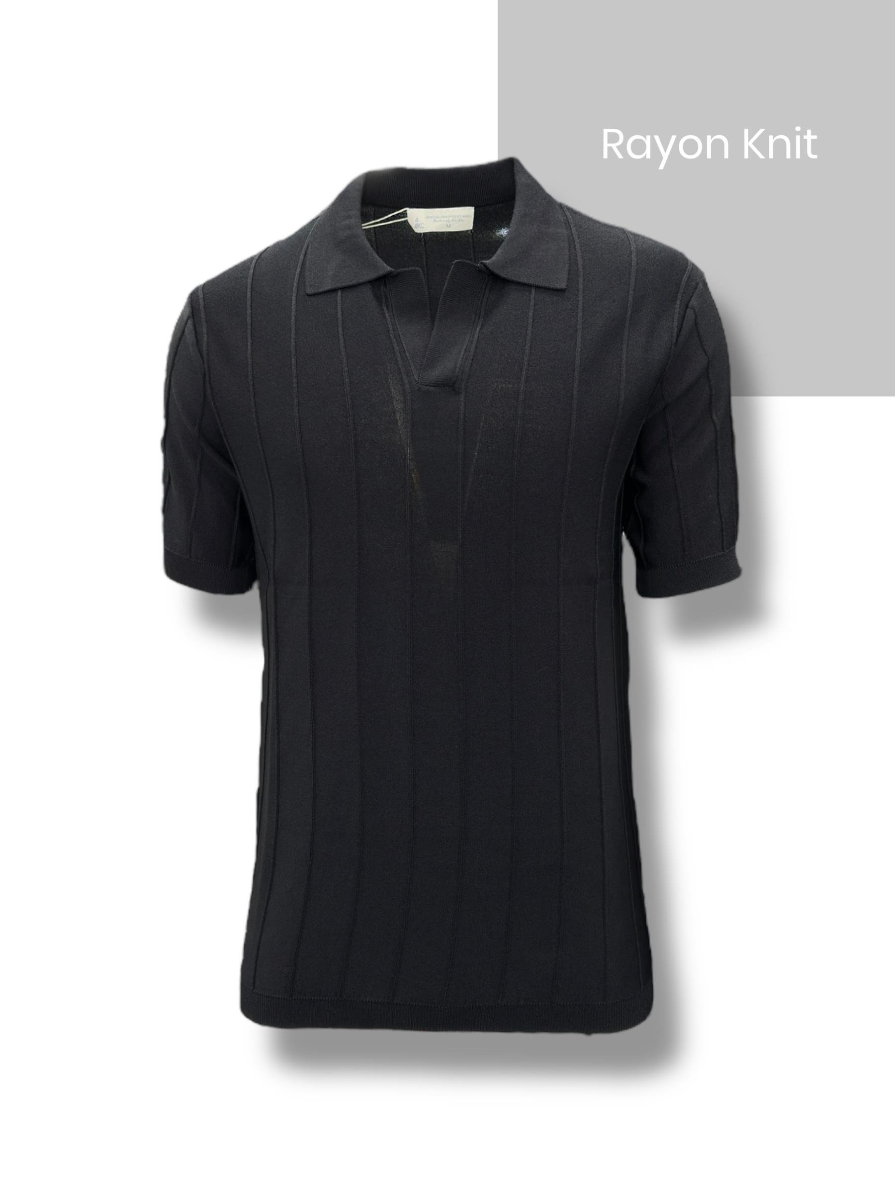 Çizgili Rayon T-shırt