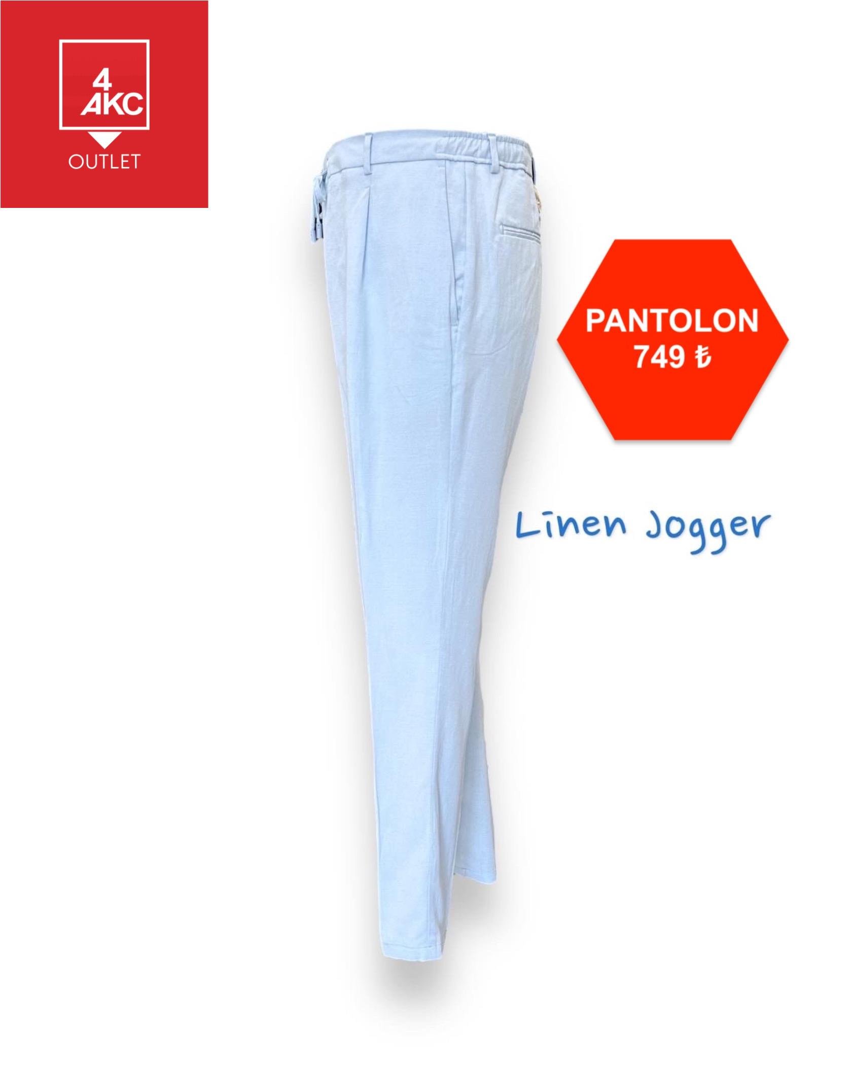Linen Jogger Pantolon