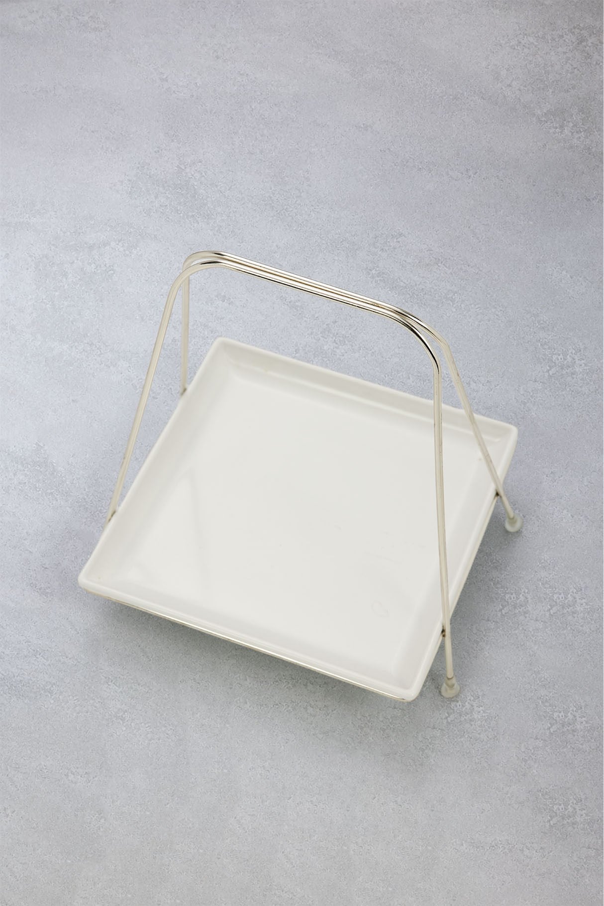 Linea Metal Kulplu Sunumluk - Tek Katlı