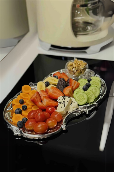 2 li Paslanmaz Çelik Artnova Servis, Çay, Kahve, ikramlık Ve Çeyizlik Sunum Tepsisi