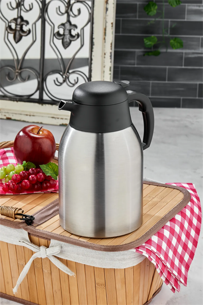 2 Litre Çift Kat Paslanmaz Çelik Termos – 12 Saat Sıcak, 24 Saat Soğuk | Kamp Piknik Ofis Outdoor