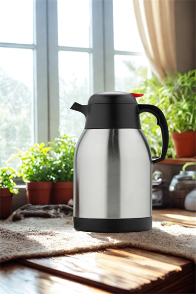 2 Litre Çift Kat Paslanmaz Çelik Termos – 24 Saat Soğuk, 12 Saat Sıcak Tutma | Kamp & Seyahat İçin
