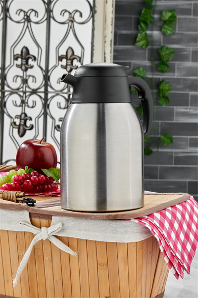 2 Litre Çift Kat Paslanmaz Çelik Termos – 12 Saat Sıcak, 24 Saat Soğuk | Kamp Piknik Ofis Outdoor