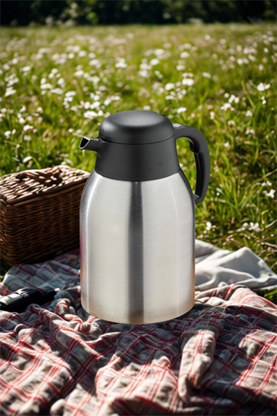 2 Litre Çift Kat Paslanmaz Çelik Termos – 12 Saat Sıcak, 24 Saat Soğuk | Kamp Piknik Ofis Outdoor