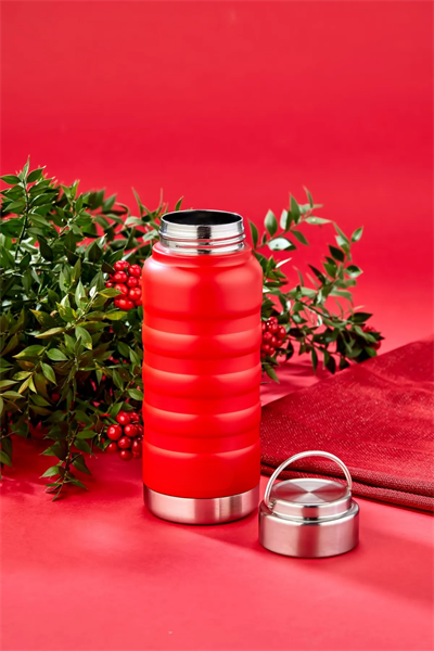 400 ml Kırmızı Paslanmaz Çelik Termos – Su, Meşrubat, Çay için | Kamp, Okul, Piknik, Servis & İkram