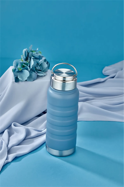 400 ml Mavi Paslanmaz Çelik Termos – Su, Meşrubat, Çay için | Kamp, Okul, Piknik, Servis & İkram