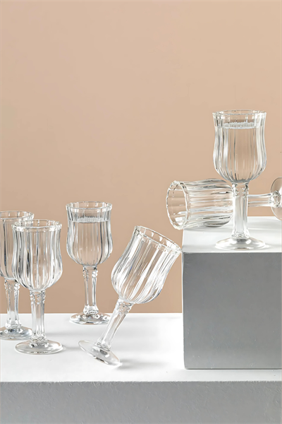 Elegant 6lı Kahve Yanı Su Bardağı