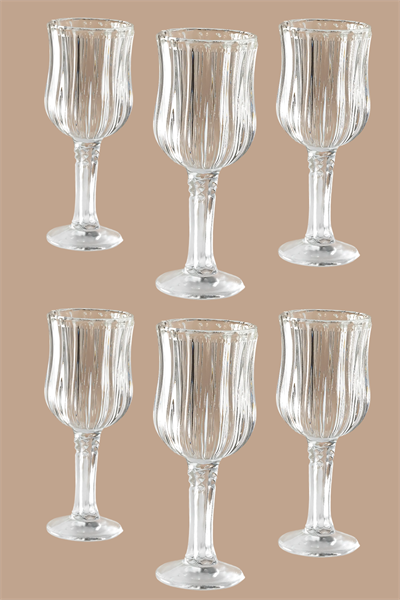 Elegant 6lı Kahve Yanı Su Bardağı