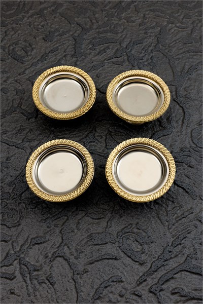 Yaren Style Royal Corda Çelik Ayaklı Lokumluk - Döküm Çerçeveli 7 cm