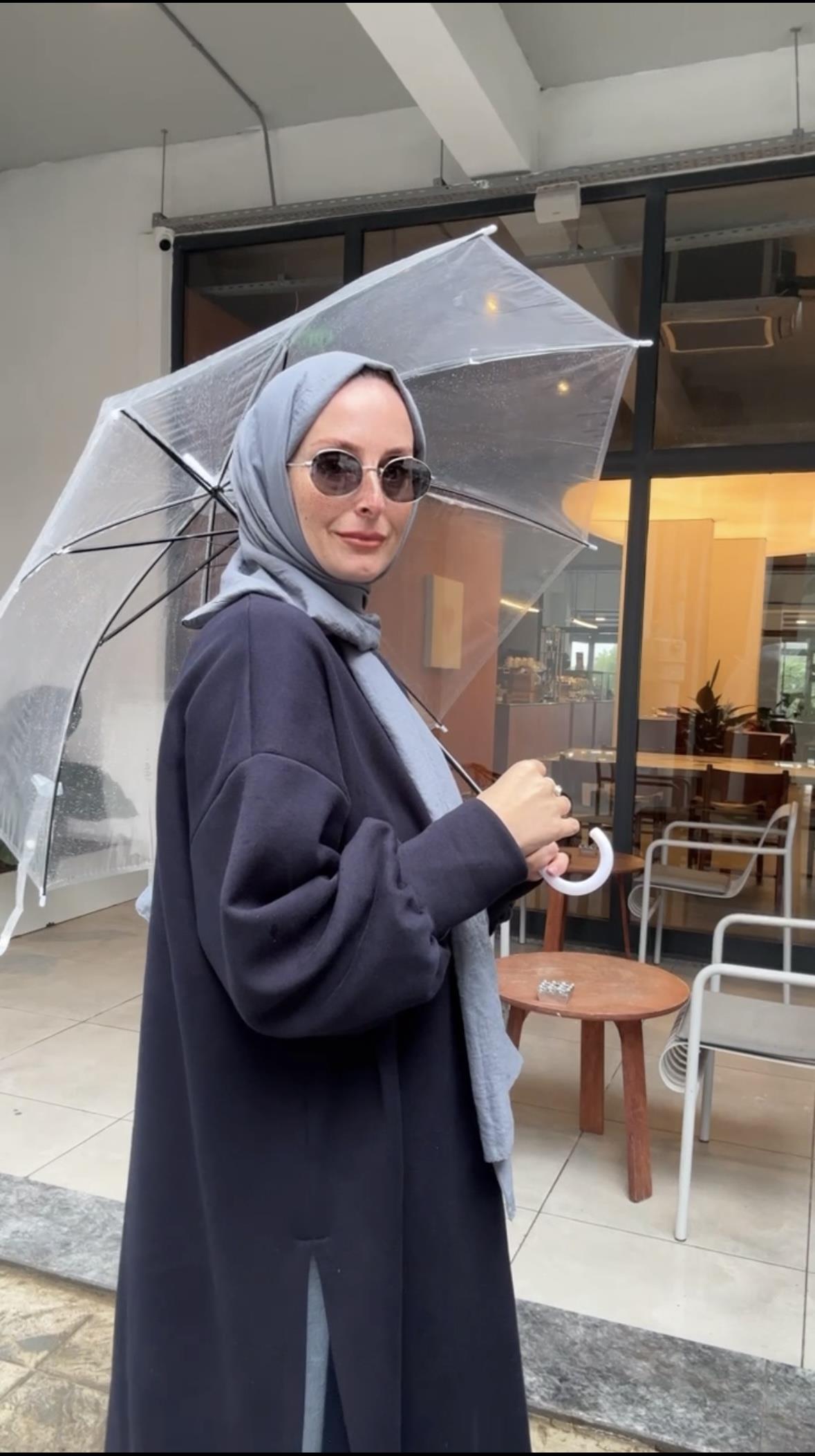 Polar Kumaş Yırtmaçlı Uzun Tunik 