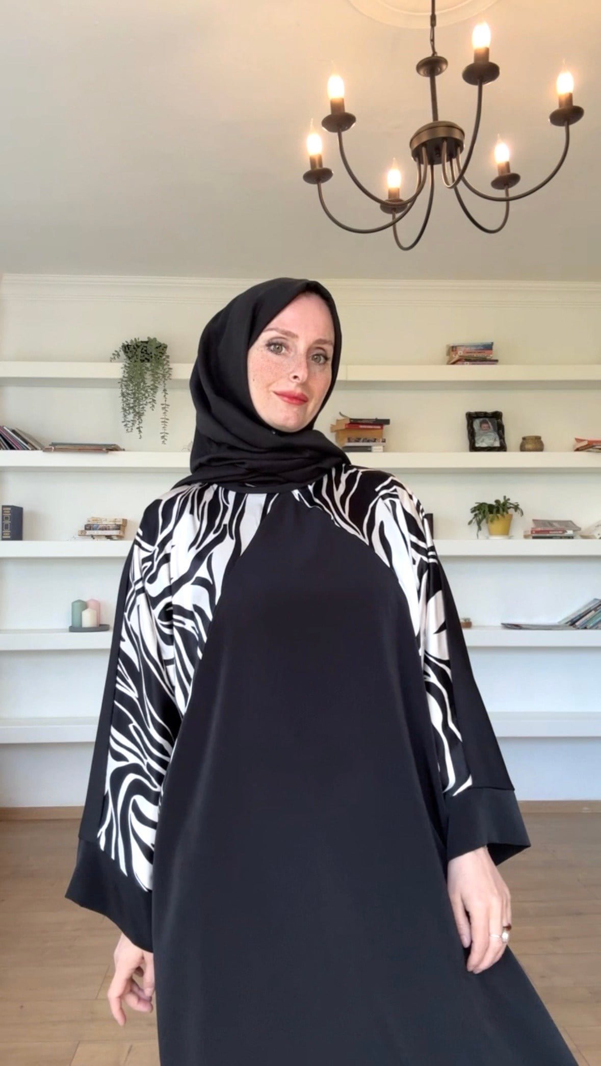 Zebra Desen Elbise