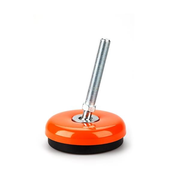 Tezgah Tamponu Bombeli Oynar Makine Ayağı - M16x100 Çap: 80 mm