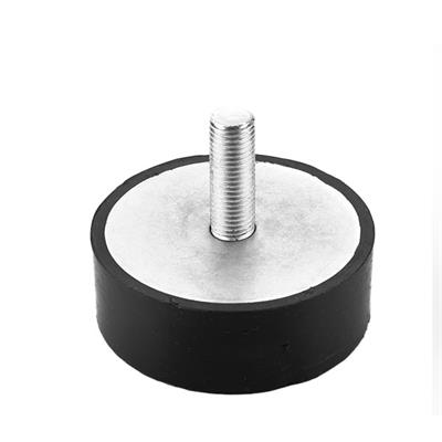 Tek Taraf Civatalı Pullu Kauçuk Titreşim Takozu M8 40x40 mm
