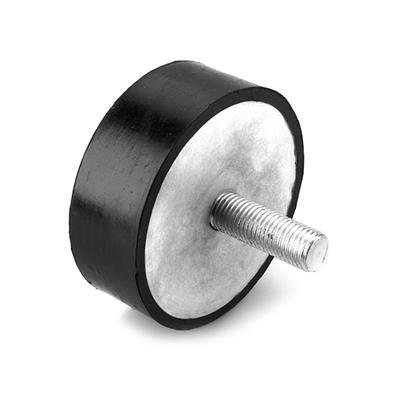 Tek Taraf Civatalı Pullu Kauçuk Titreşim Takozu M6 20x30 mm