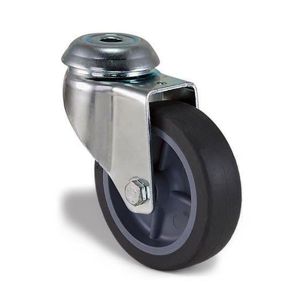Kama Delikli Döner Tekerlek - Çap: 50 mm