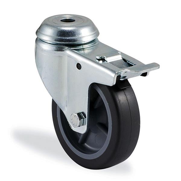 Kama Delikli Frenli Tekerlek - Çap: 50 mm