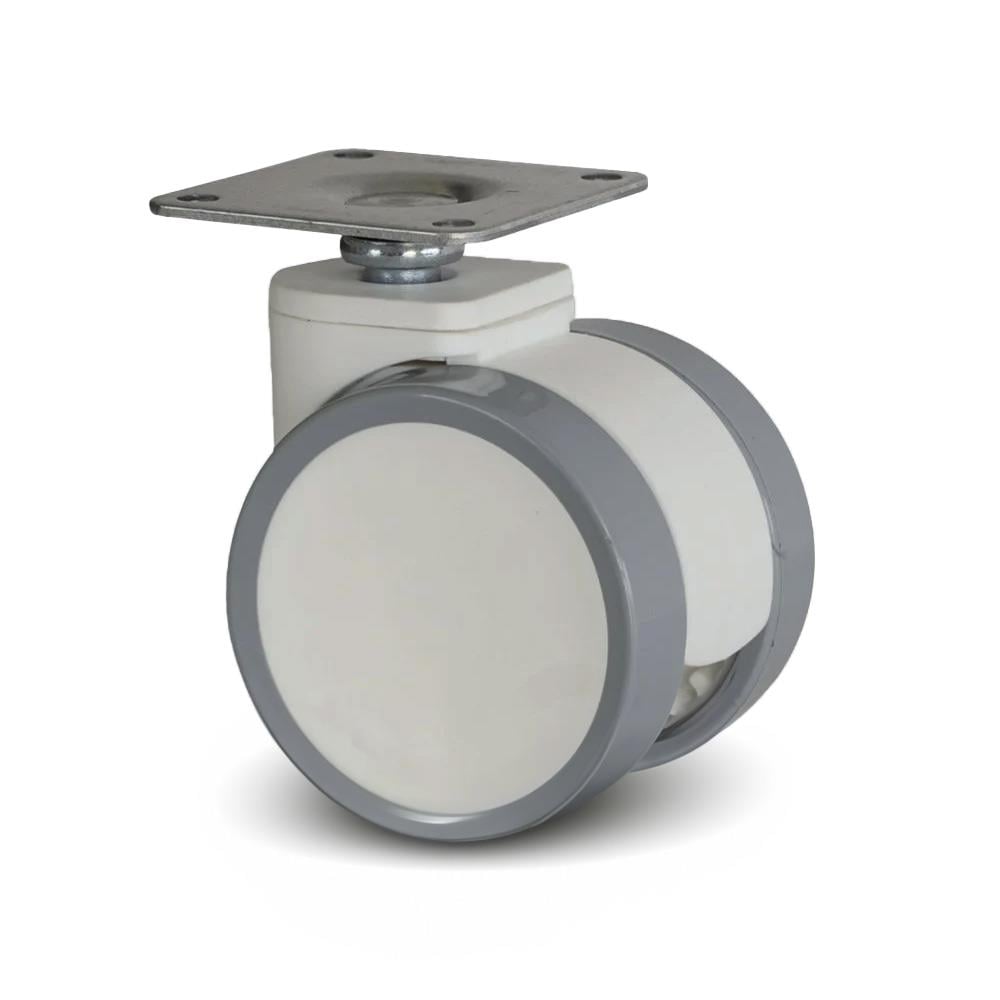 PVC Kaplı Döner Tablalı Tekerlek - Çap 50 mm 