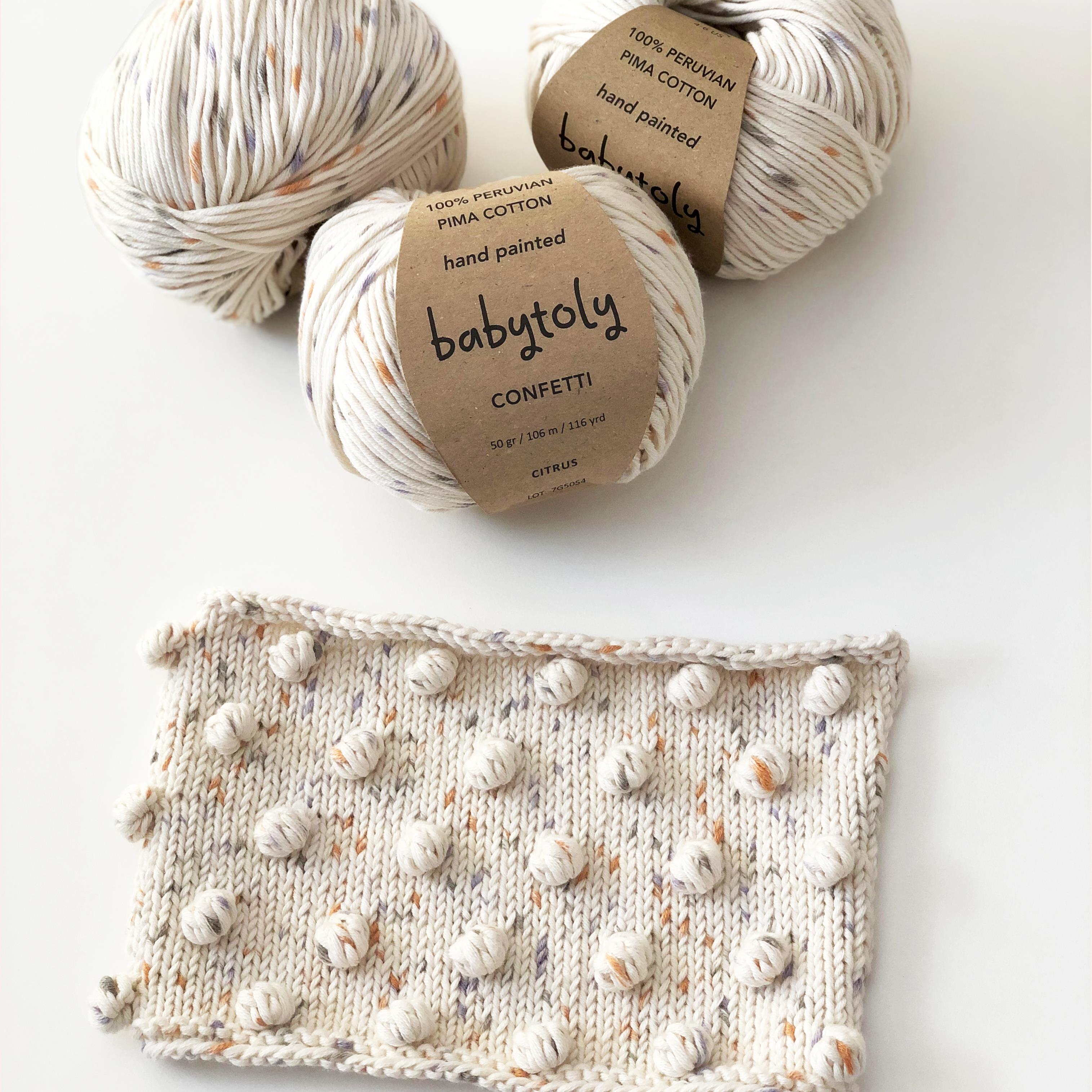 100% Peruvian Pima Cotton Yarn - CITRUS