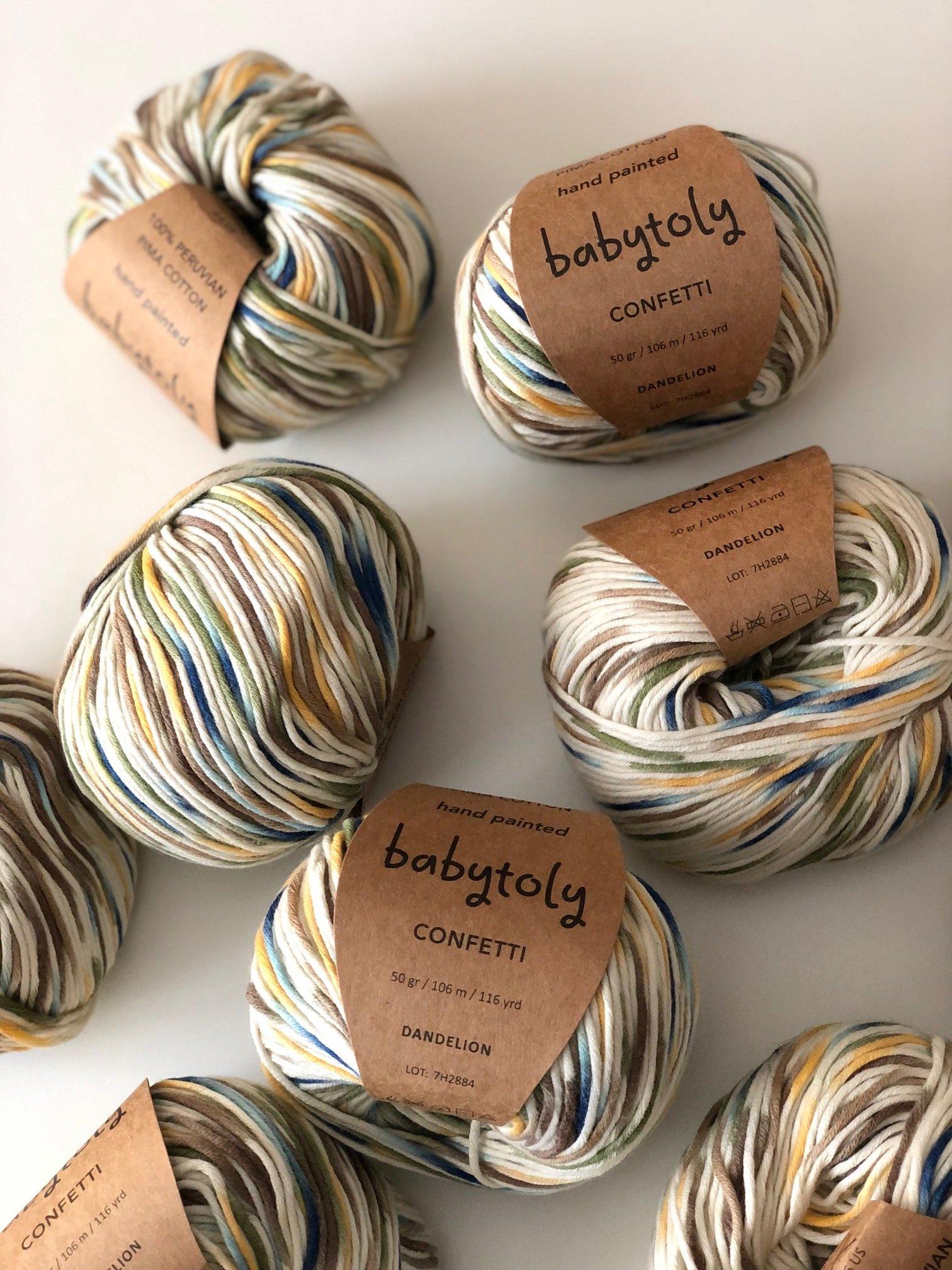 100% Peruvian Pima Cotton Yarn - DANDELION