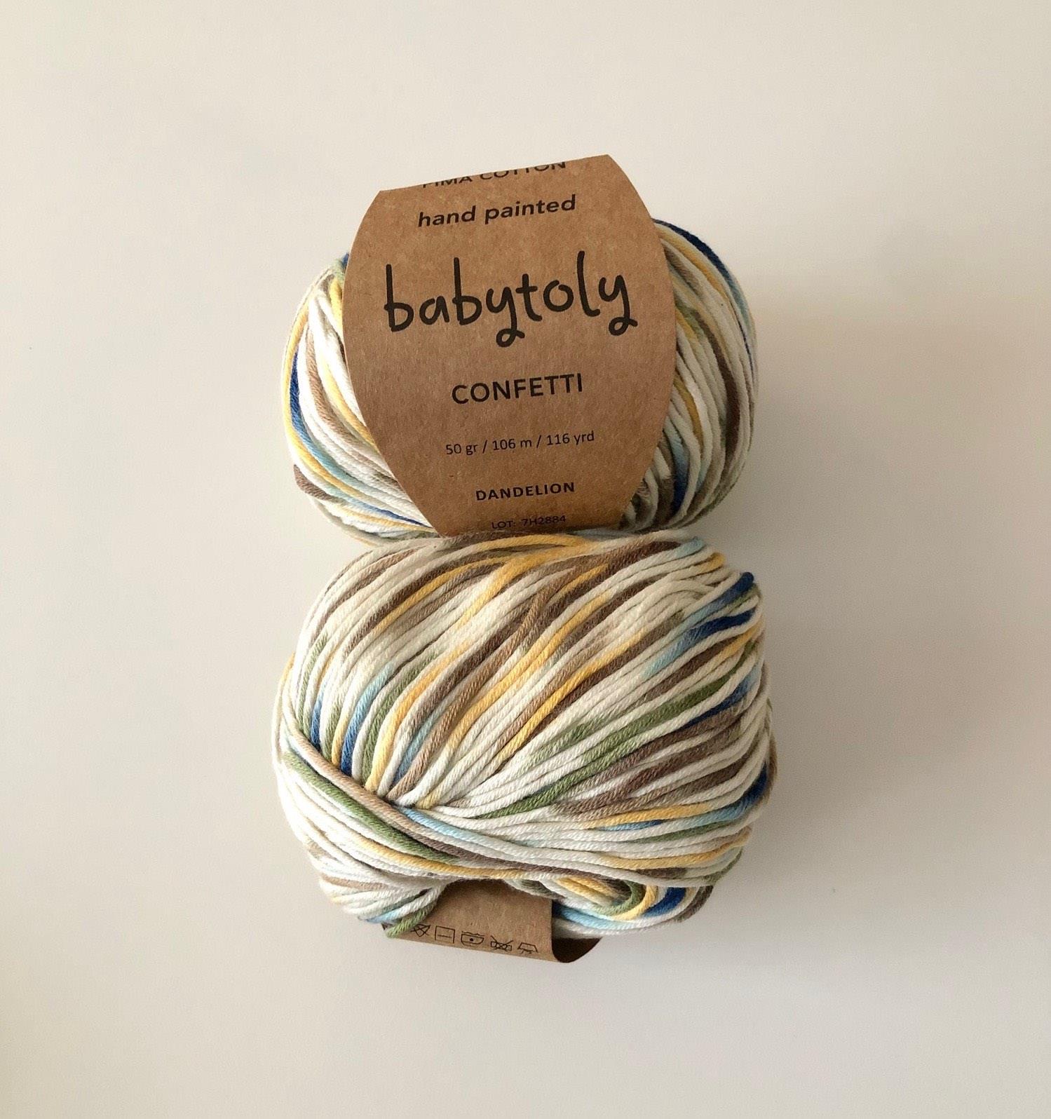 100% Peruvian Pima Cotton Yarn - DANDELION