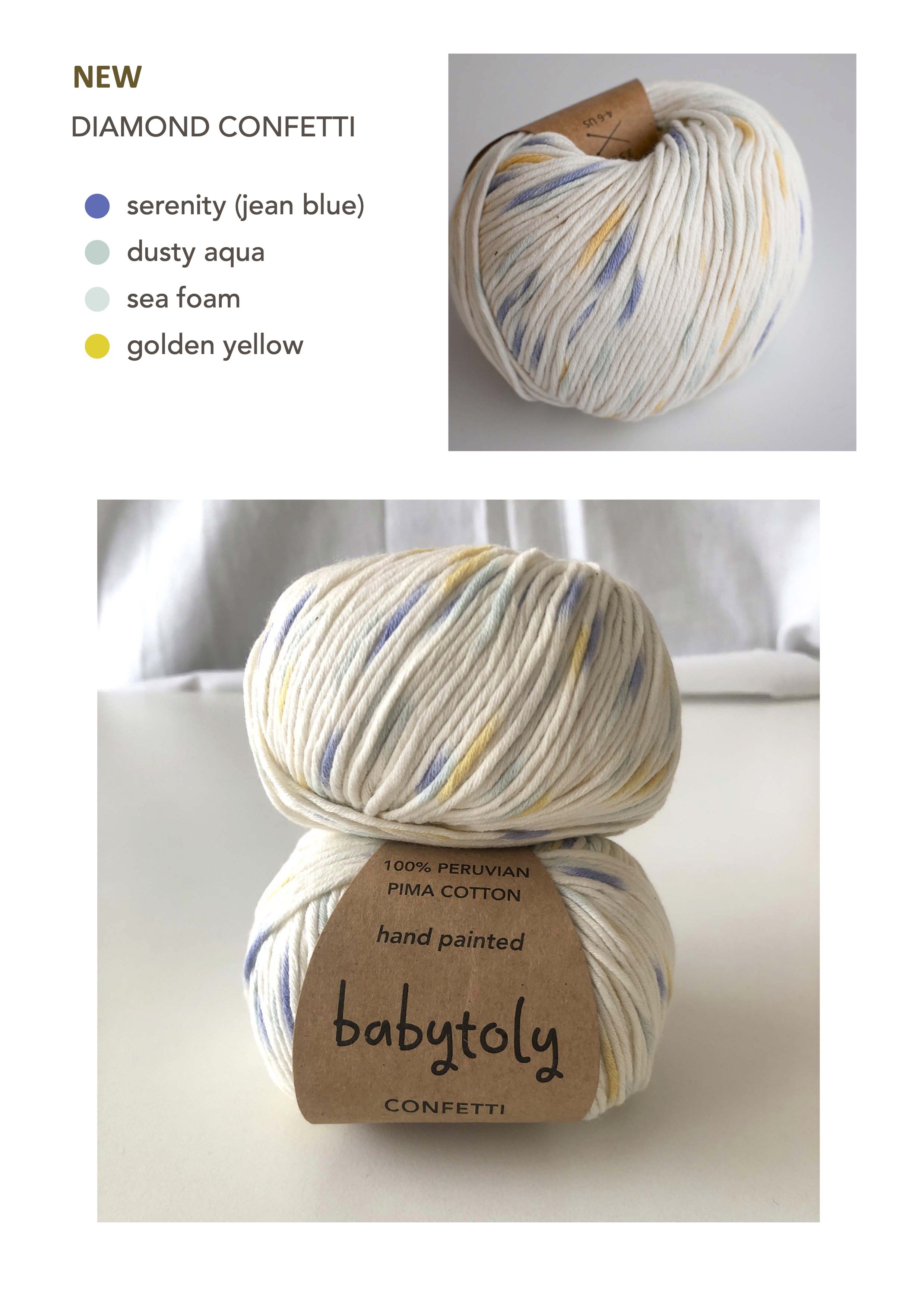 100% Peruvian Pima Cotton Yarn - DIAMOND