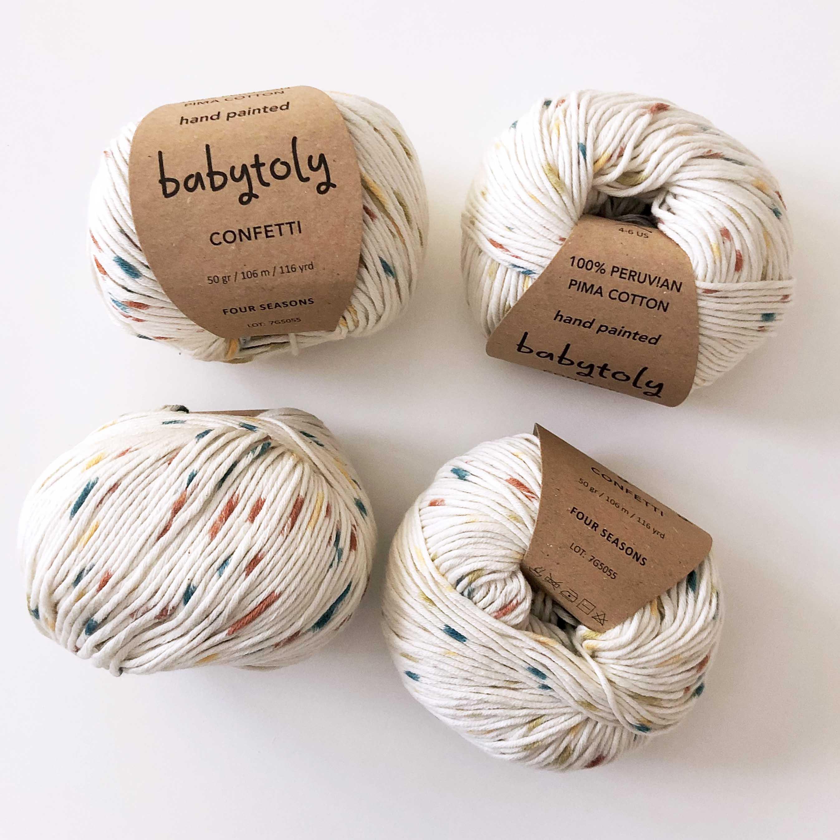100% Peruvian Pima Cotton Yarn - FOUR SEASONS