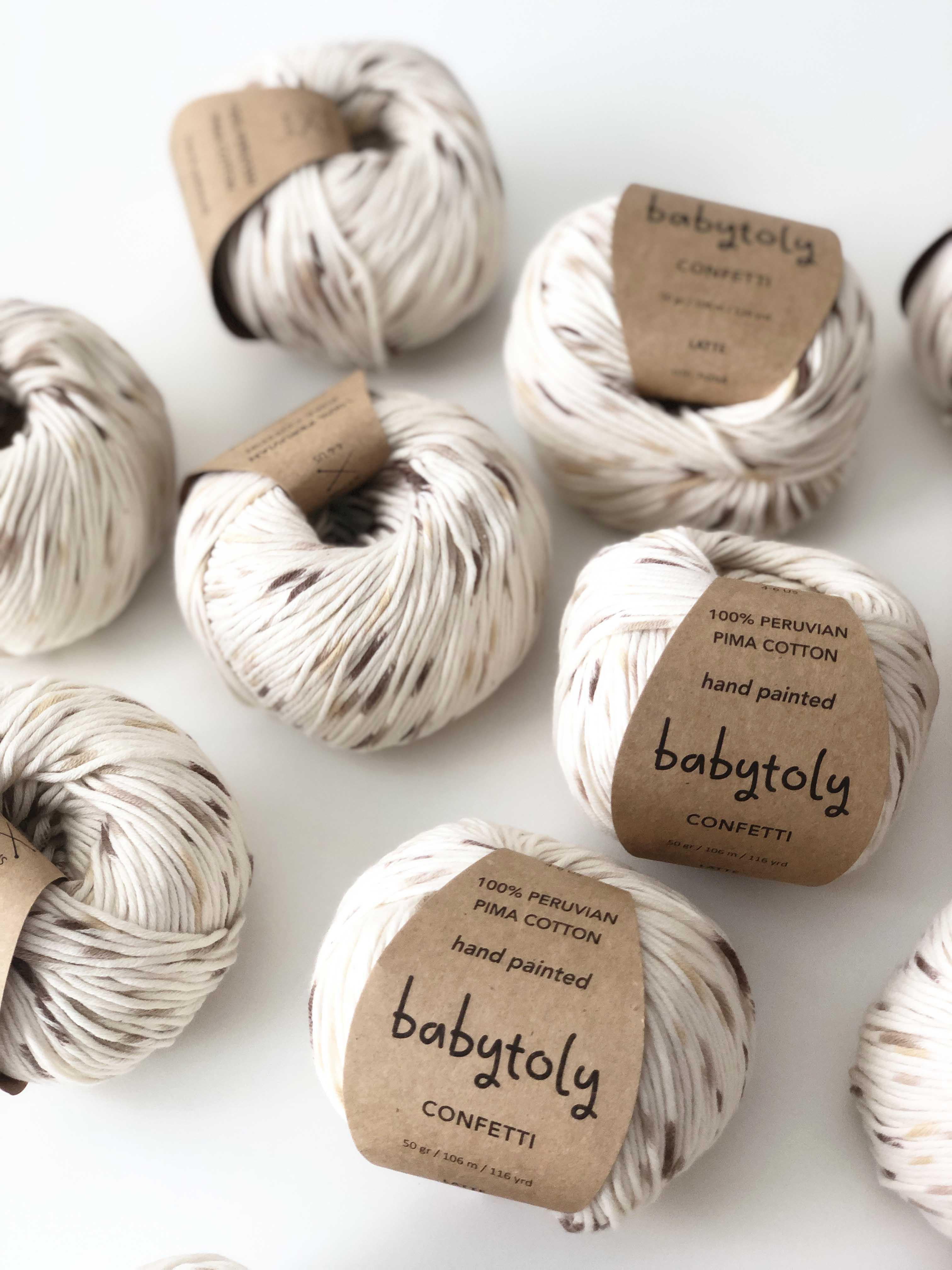 100% Peruvian Pima Cotton Yarn - LATTE