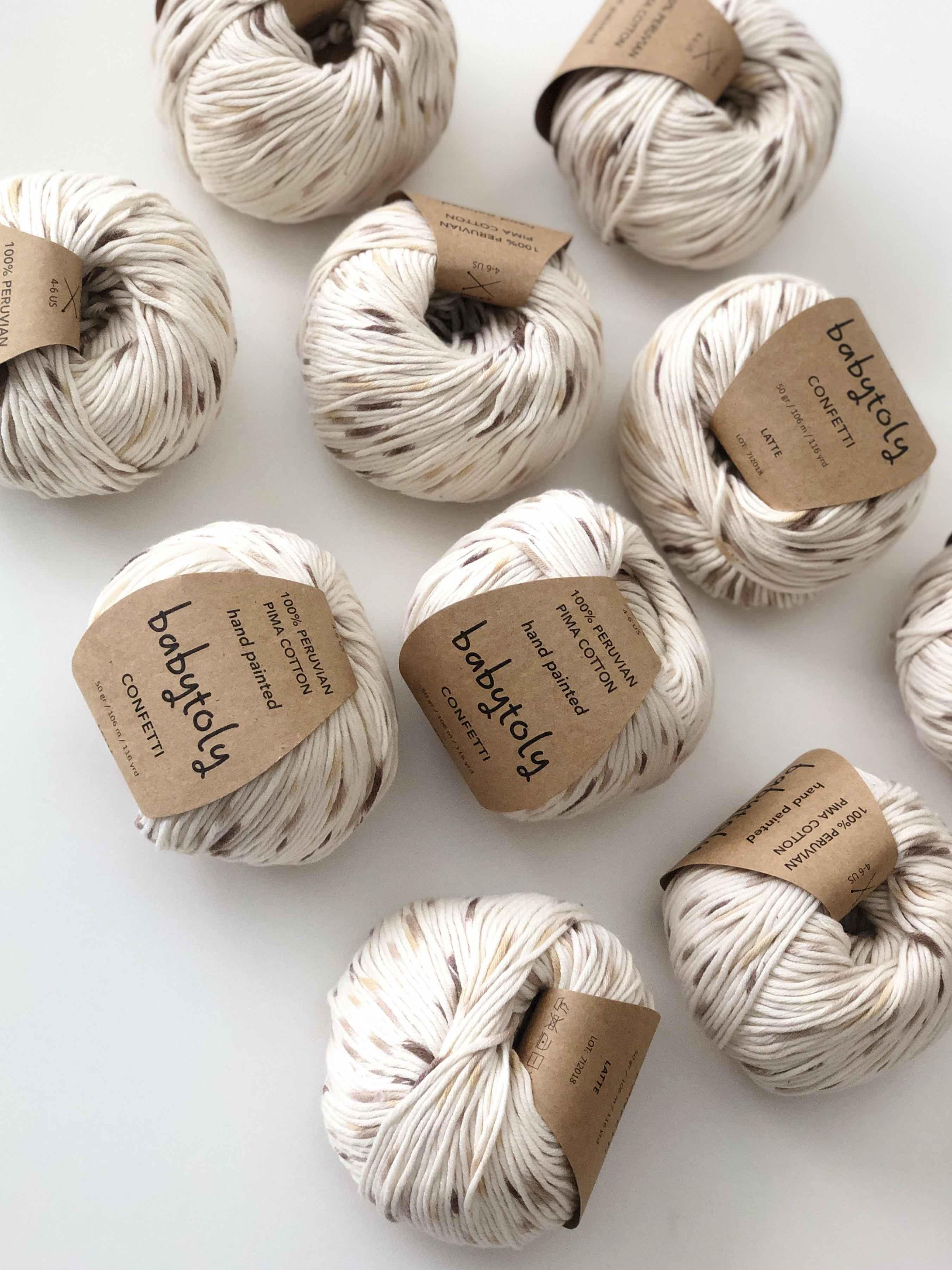 100% Peruvian Pima Cotton Yarn - LATTE