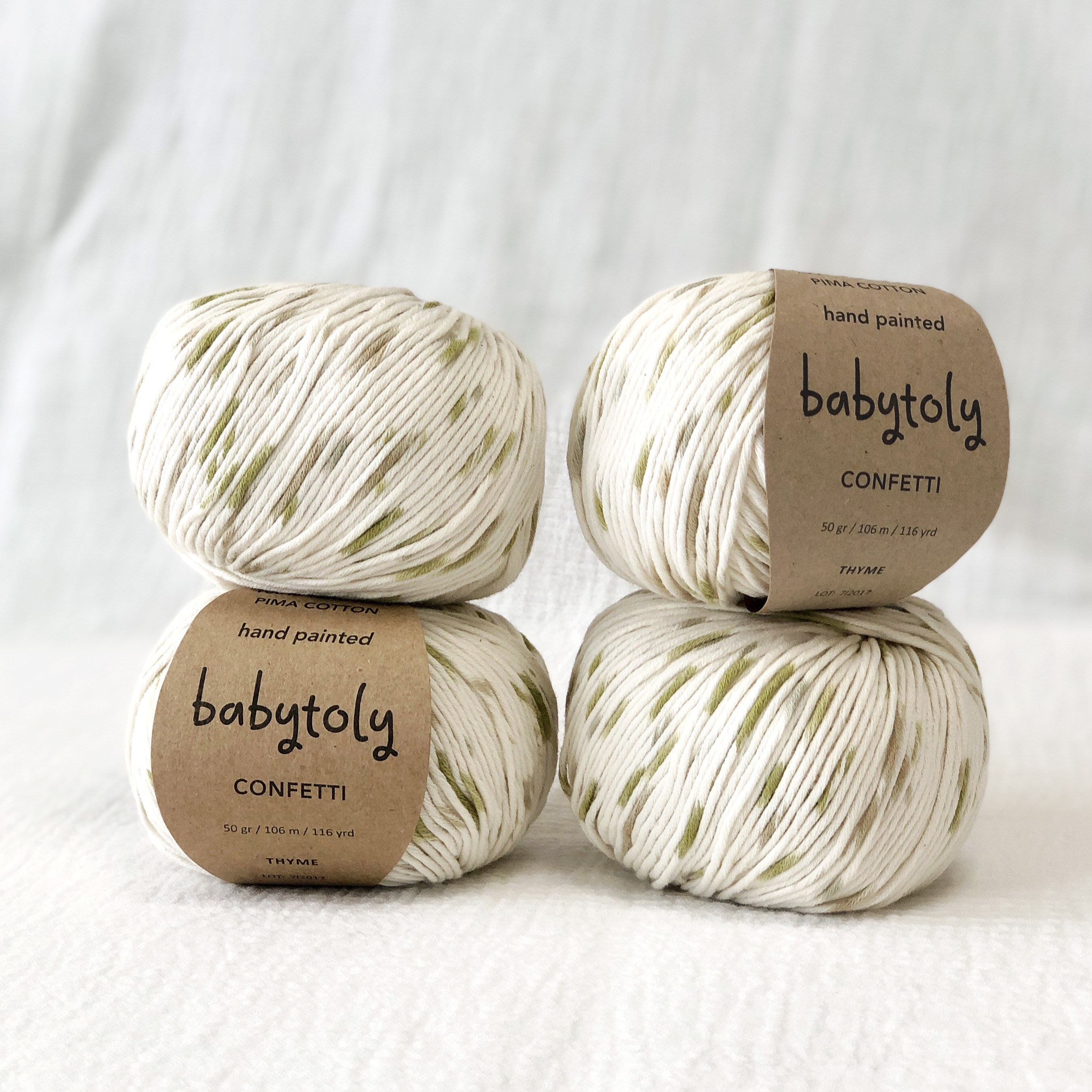 100% Peruvian Pima Cotton Yarn - THYME