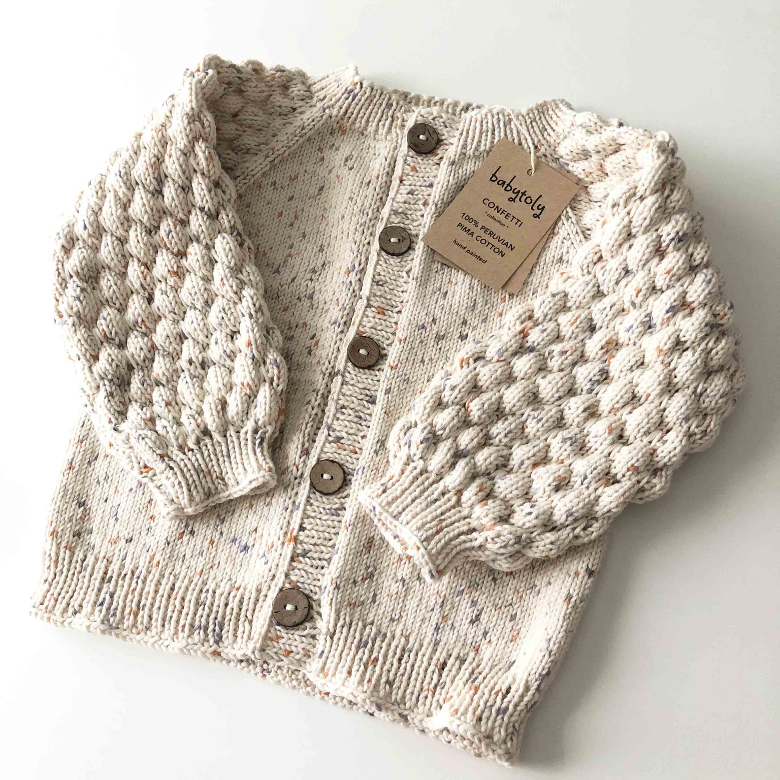 Adele Cardigan, Exclusive confetti - Citrus