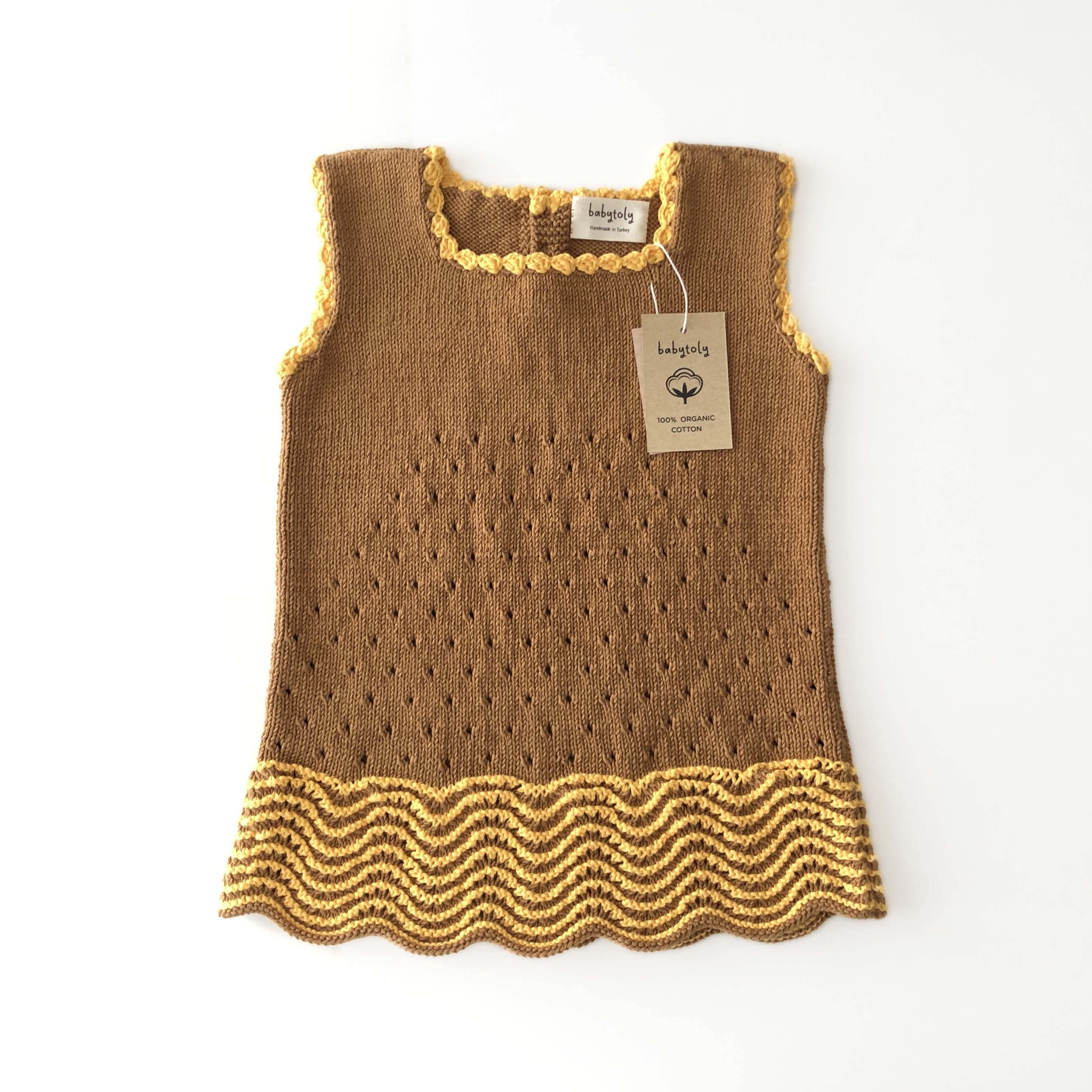 Artemis Dress / 2 Color, Biscuit × Sunflower