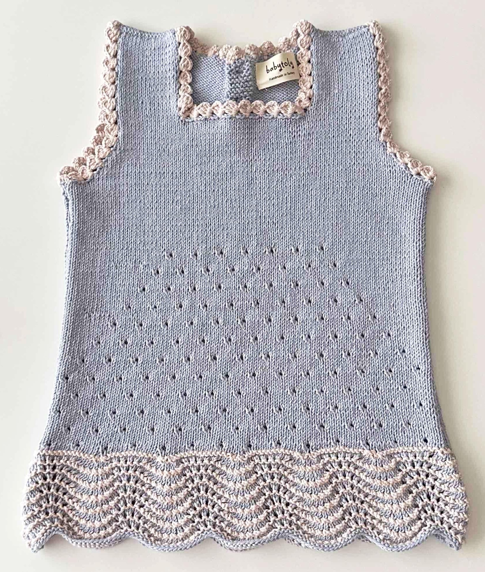 Artemis Dress / 2 Color, Periwinkle × Powder pink