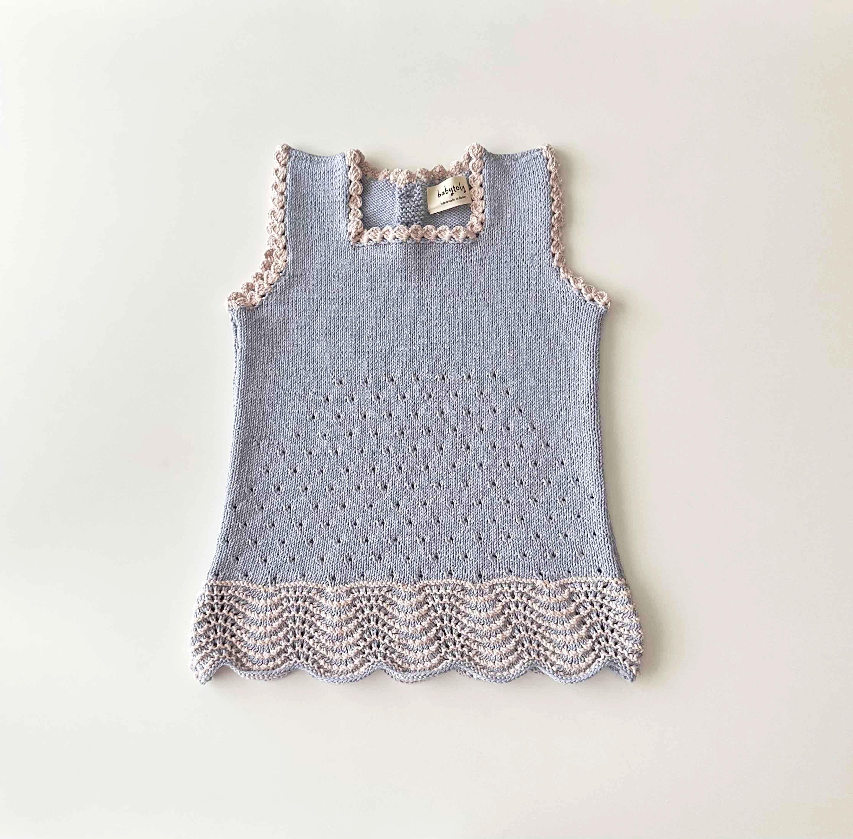 Artemis Dress / 2 Color, Periwinkle × Powder pink