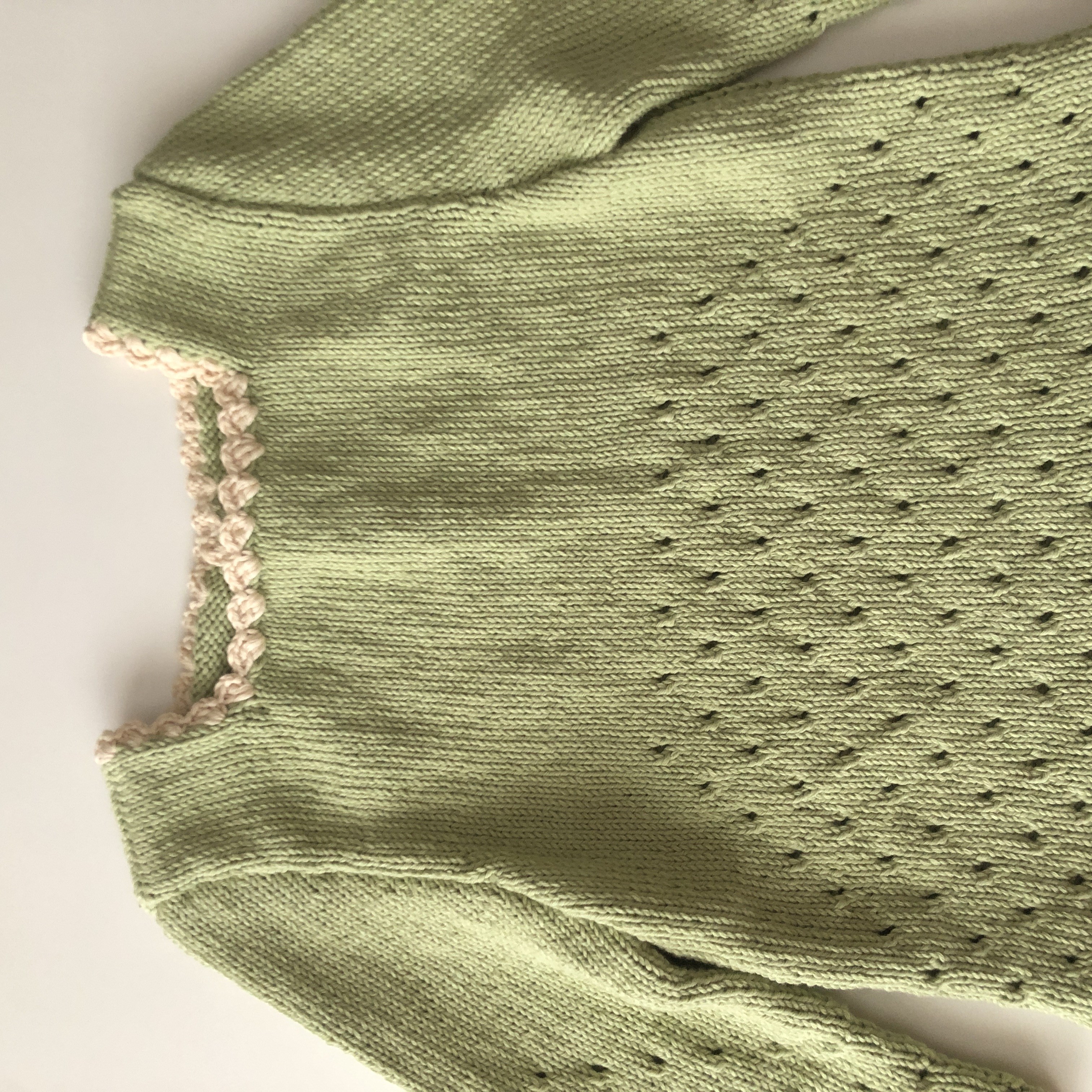 Artemis Dress Long Sleeve / 2 Color, Pistachio × Natural