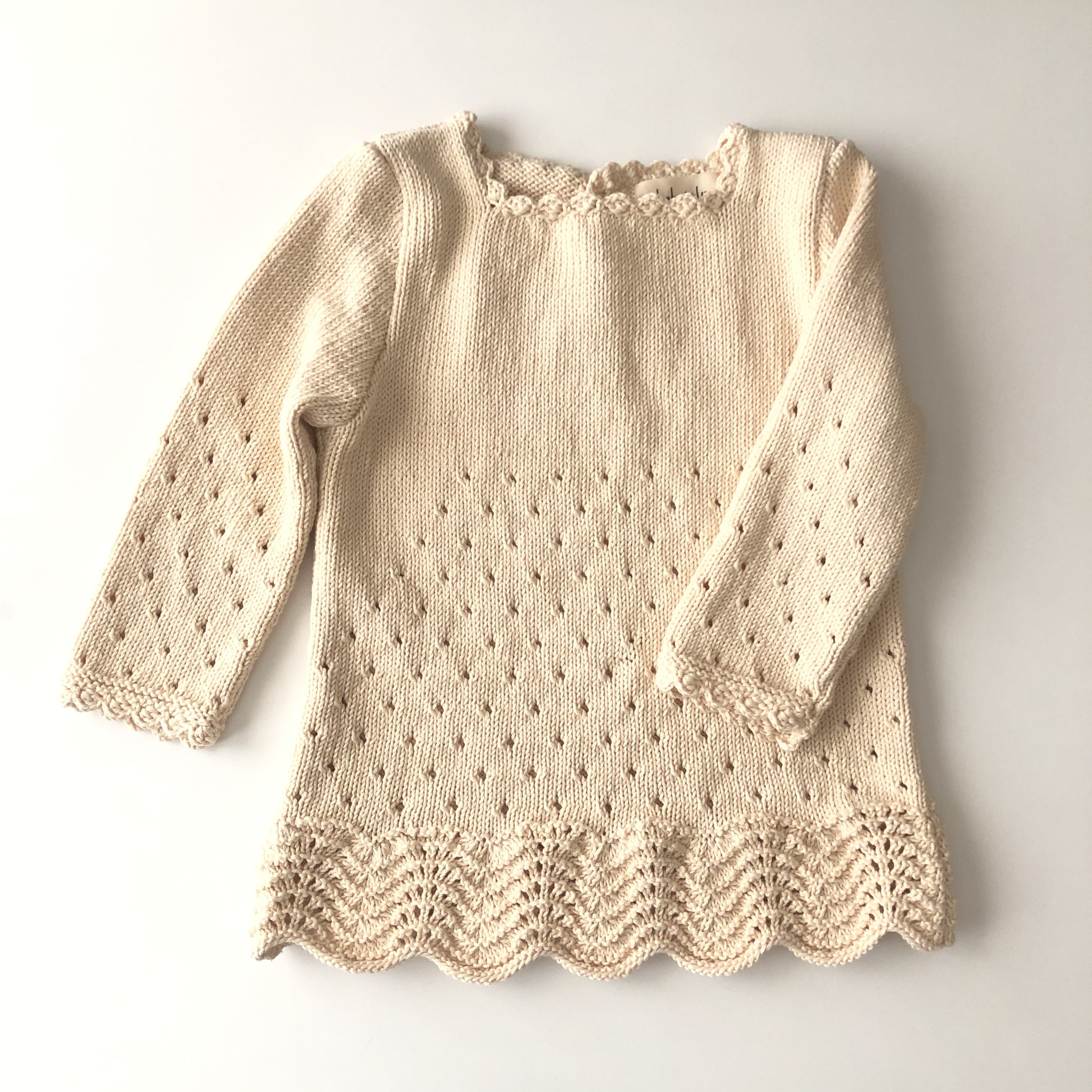 Artemis Dress Long Sleeve, Natural