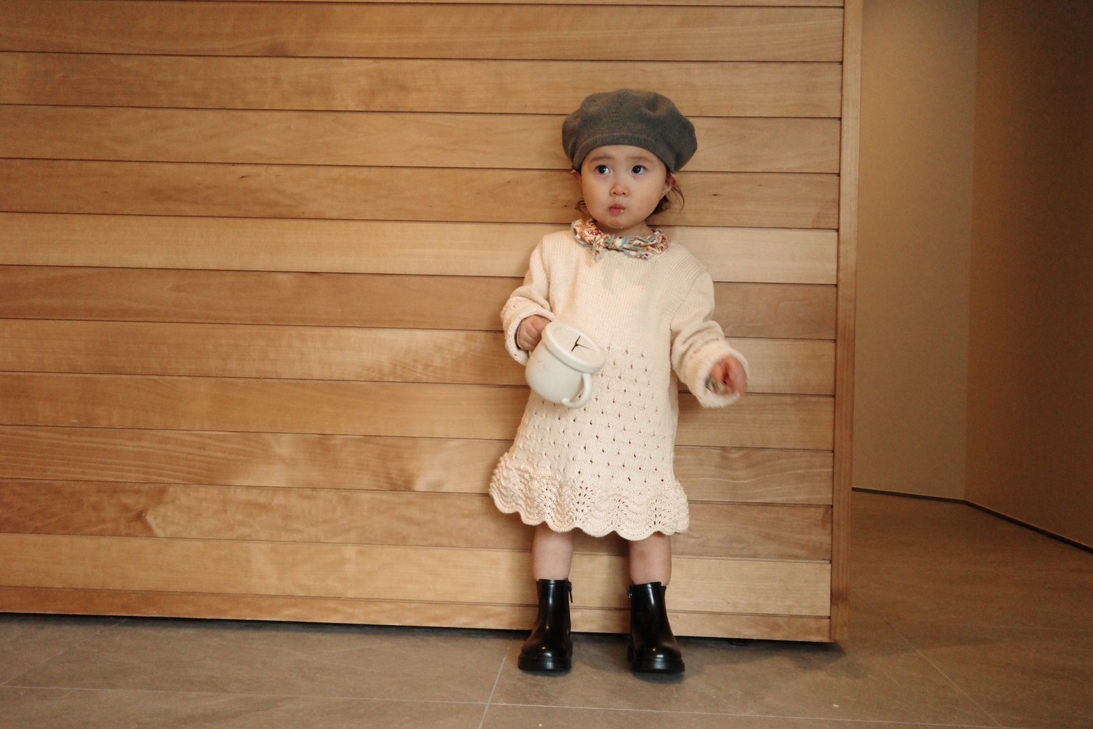 Artemis Dress Long Sleeve, Natural