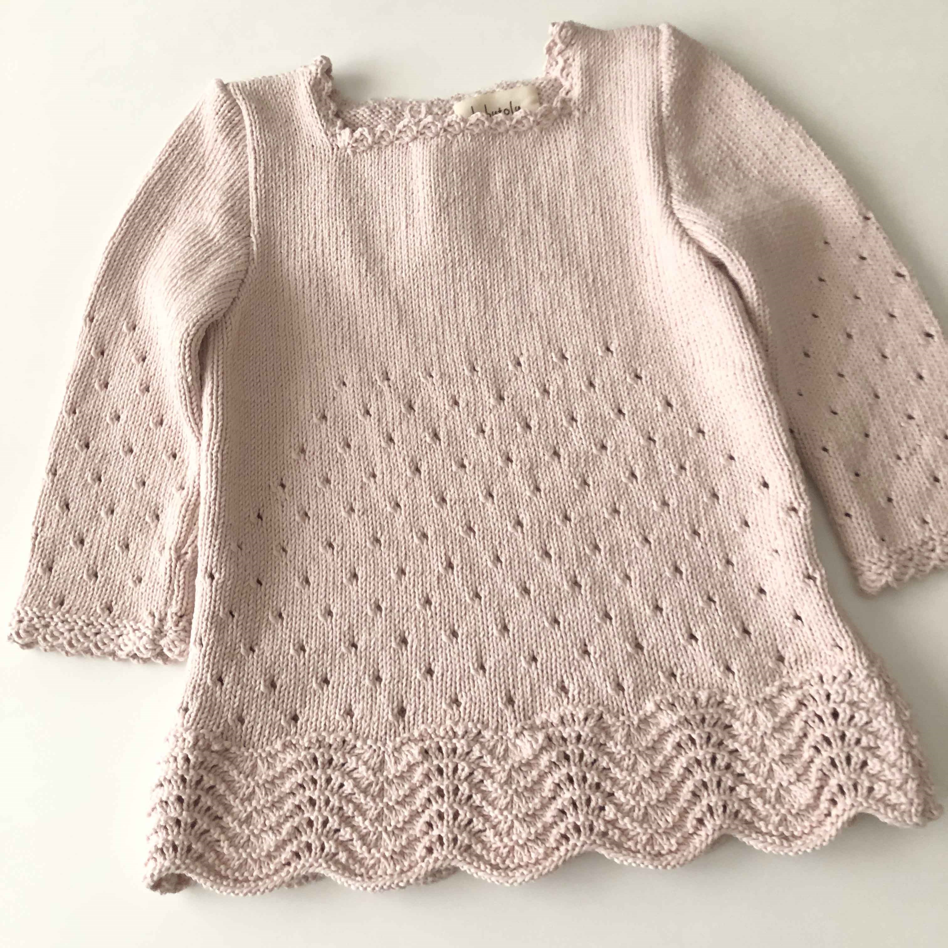 Artemis Dress Long Sleeve, Powder pink