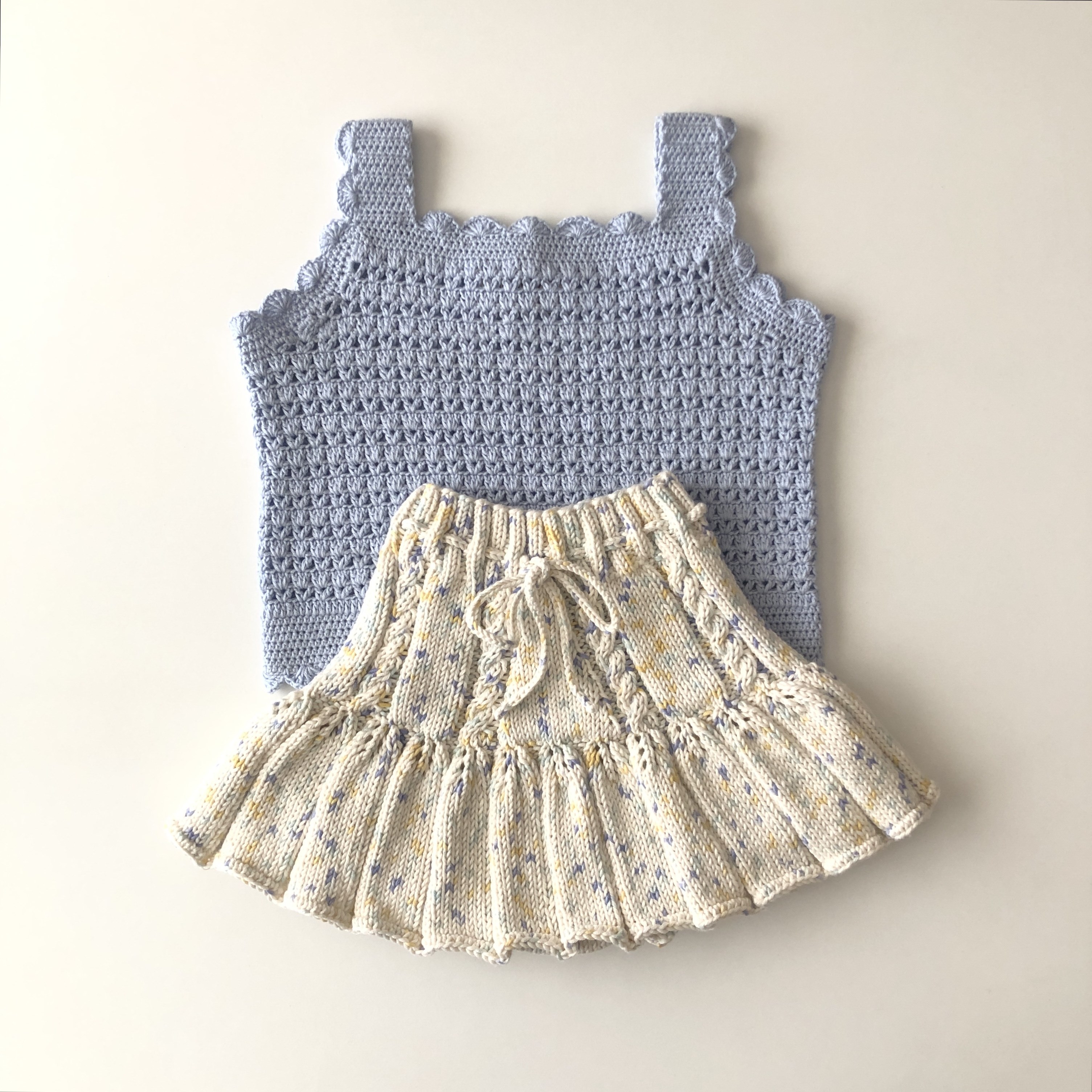 Aster Lace Top, Blue