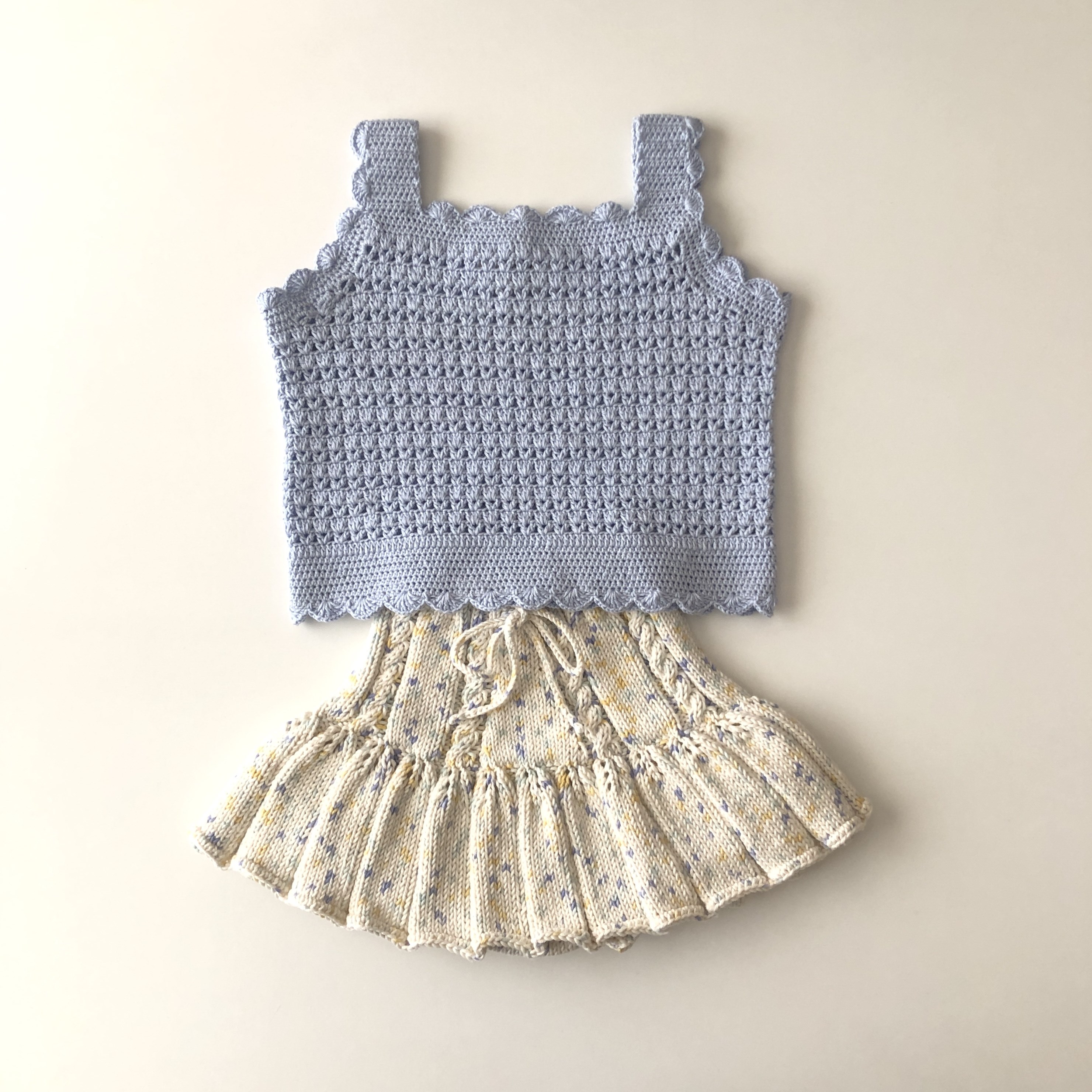 Aster Lace Top, Blue