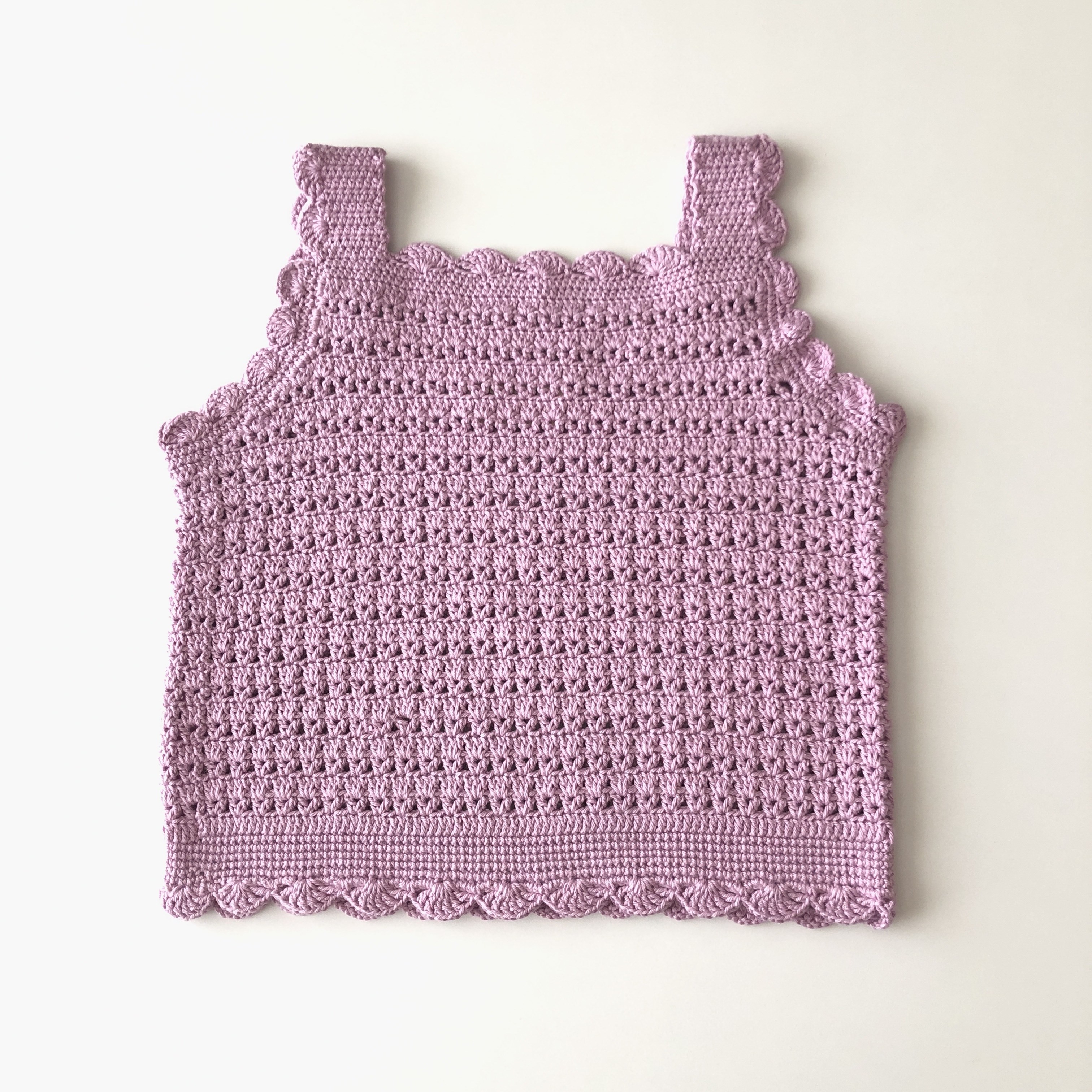 Aster Lace Top, Purple
