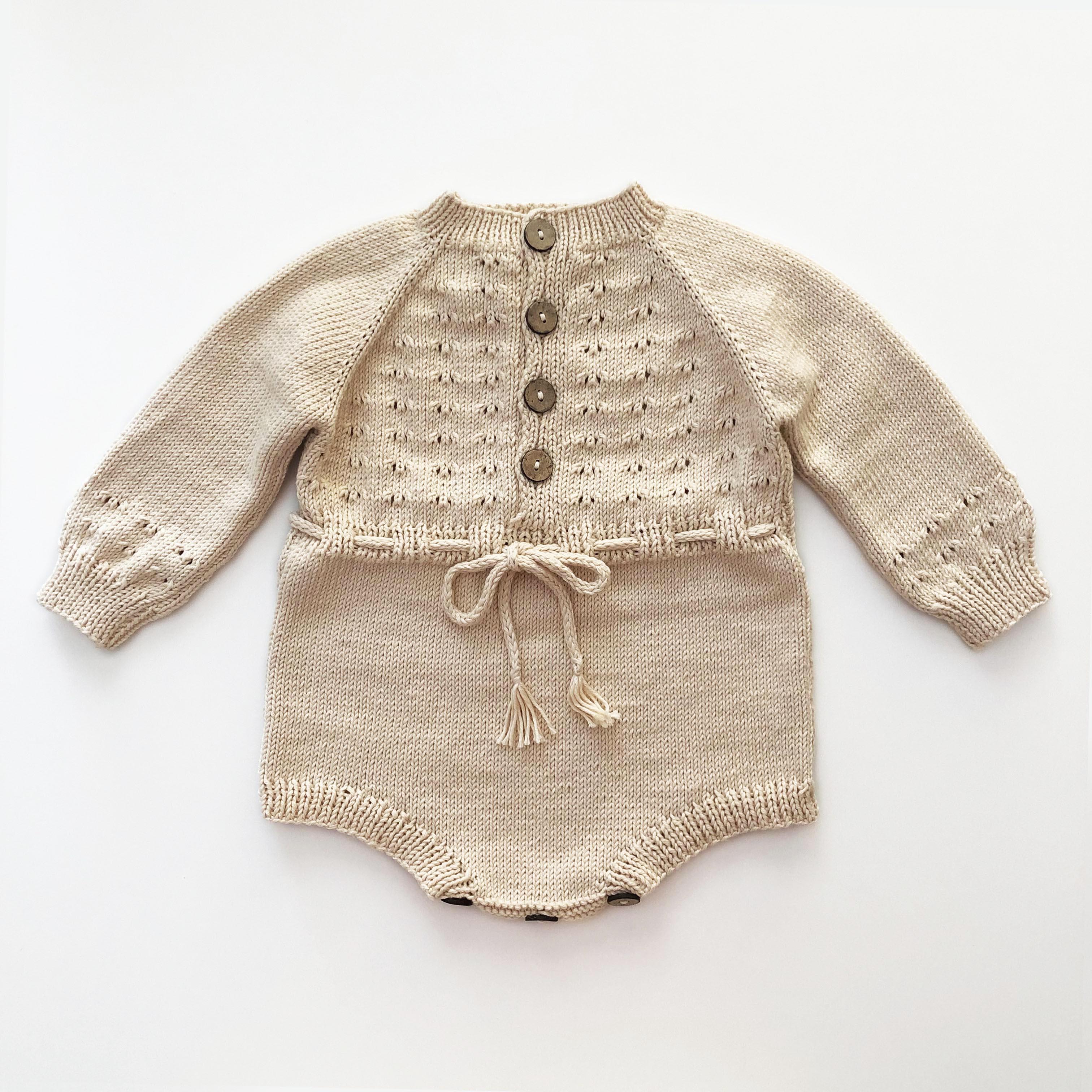 Basil Romper, Natural