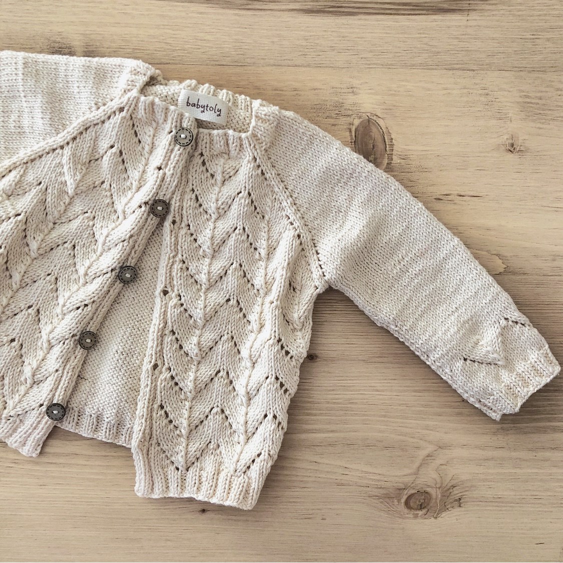Blossom Cardigan, Natural