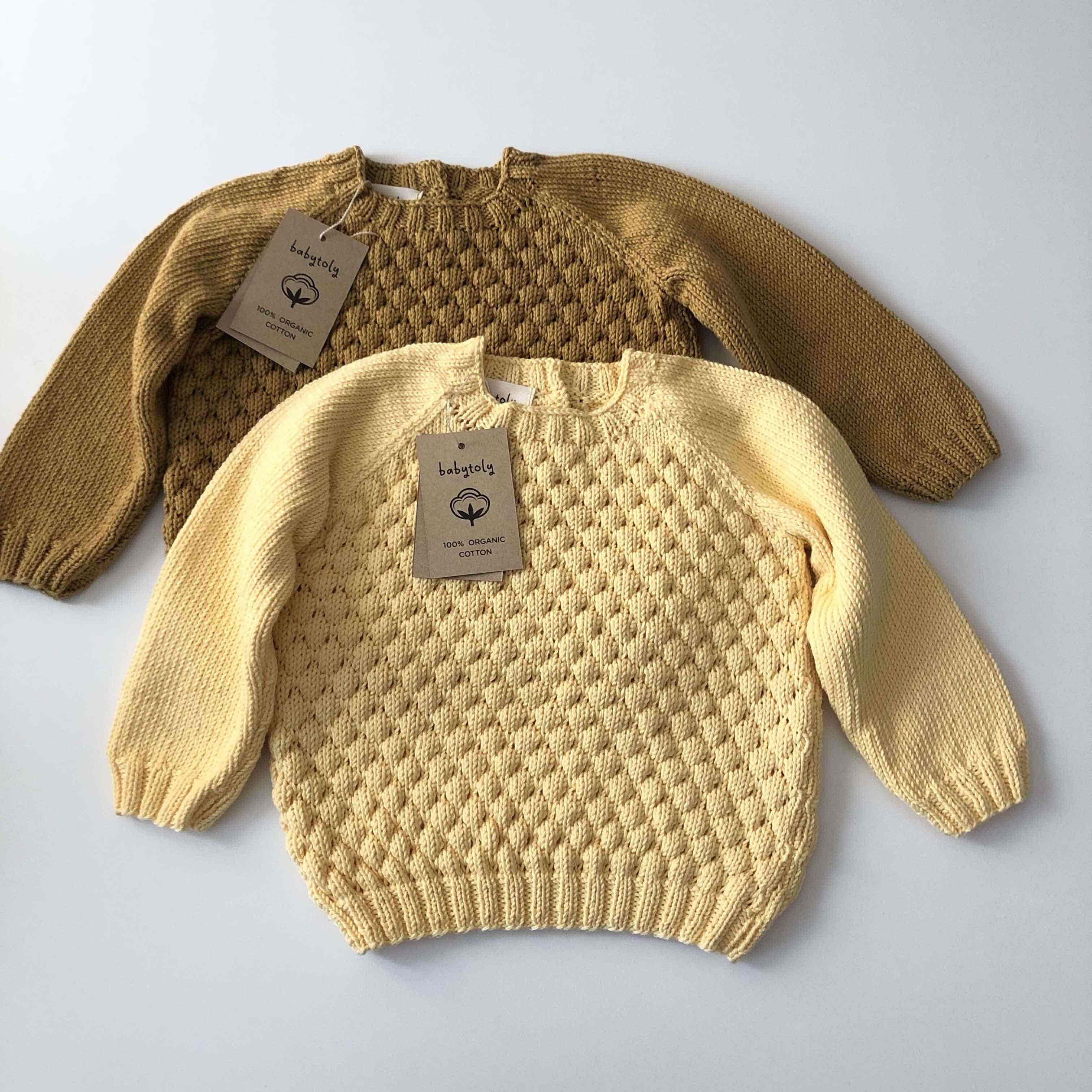 Bubble Sweater, Mustard