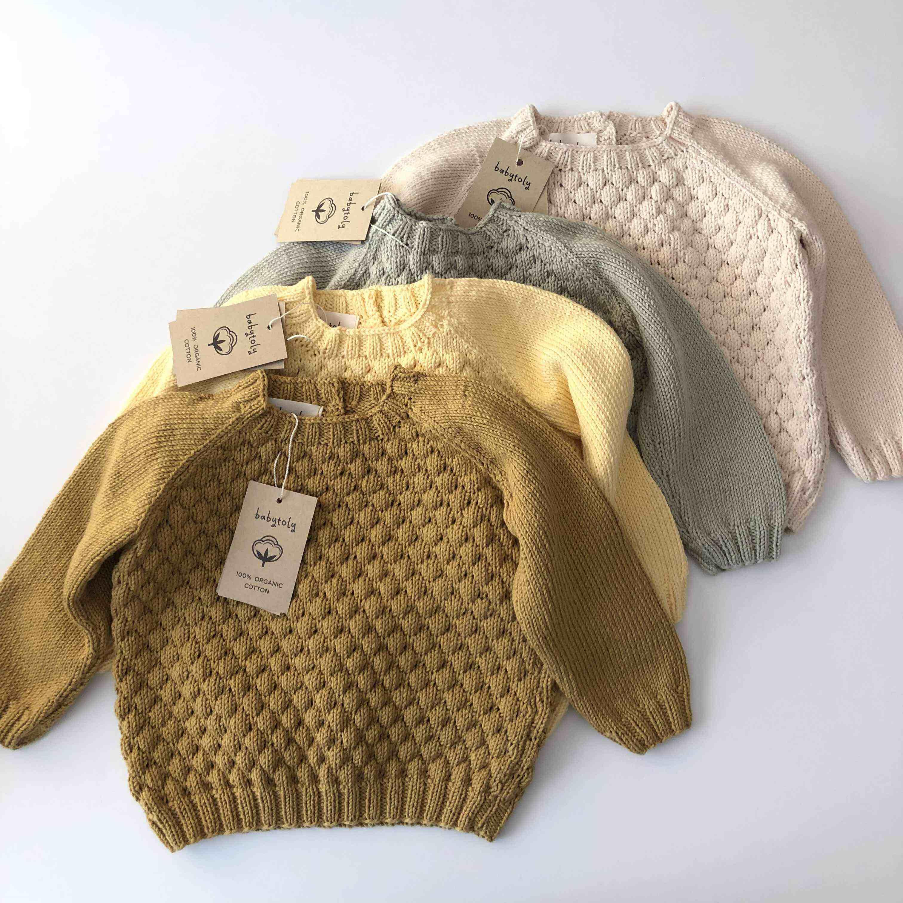 Bubble Sweater, Mustard